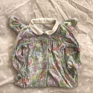 Baby GAP floral jumpsuit